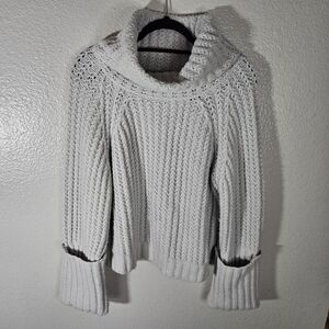 Jason Wu Chunky Knit Turtle Neck Sweater Size M